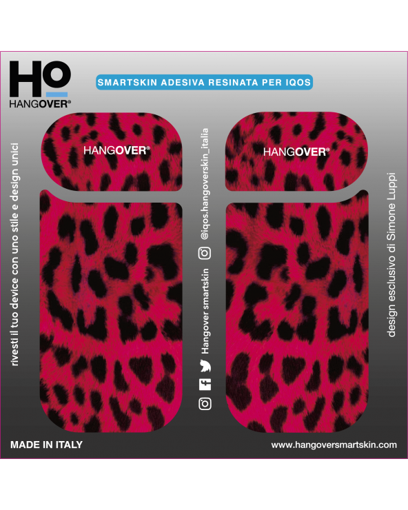 Leopard Ruby - Cover SmartSkin in Special Resin for Iqos 2.4 and 2.4 plus  by Hangover