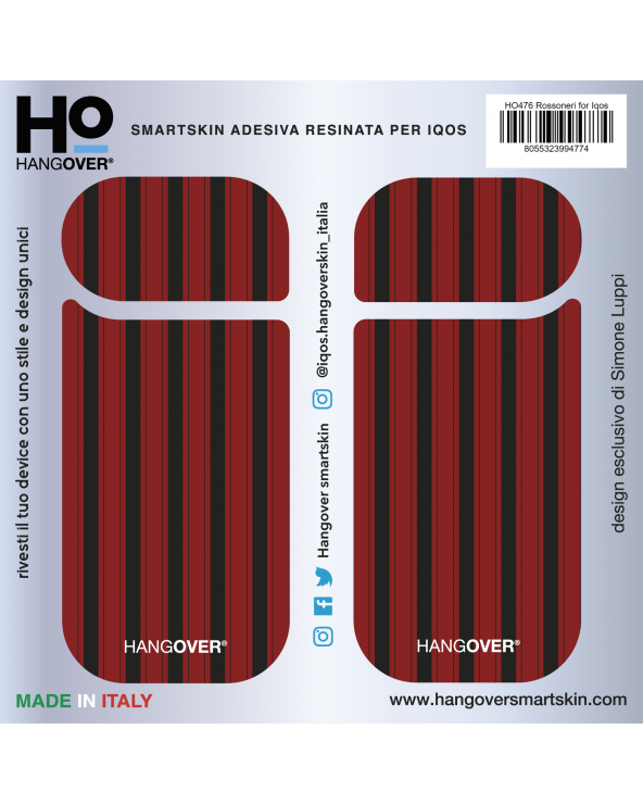 Rossoneri - Cover SmartSkin for Iqos