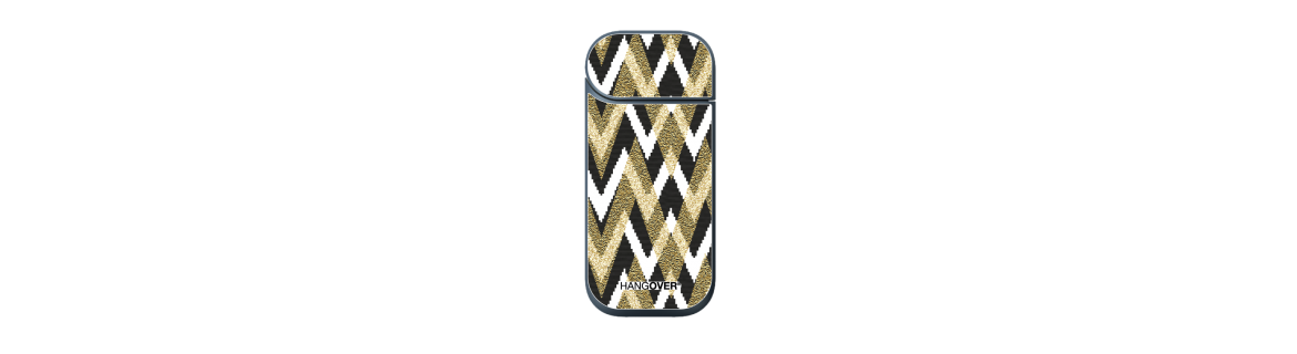 Gold Shapes - Cover SmartSkin in Special Textile for Iqos 2.4 e 2.4+ by Hangover