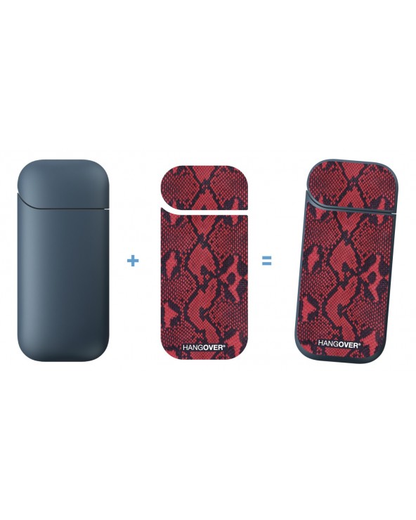 Leather Red - Cover SmartSkin in Tessuto Speciale for Iqos 2.4 e 2.4+ by Hangover